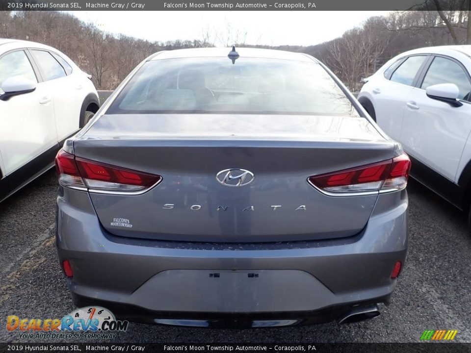 2019 Hyundai Sonata SEL Machine Gray / Gray Photo #3