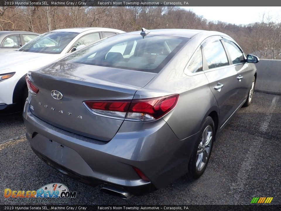 2019 Hyundai Sonata SEL Machine Gray / Gray Photo #4