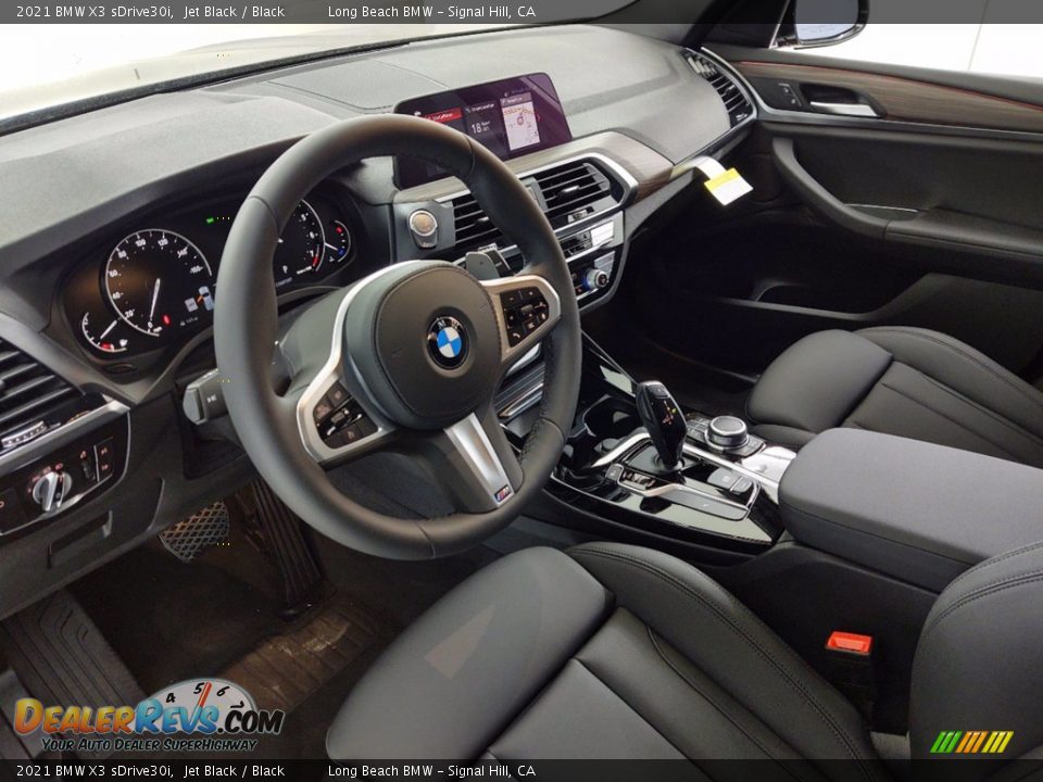 2021 BMW X3 sDrive30i Jet Black / Black Photo #12