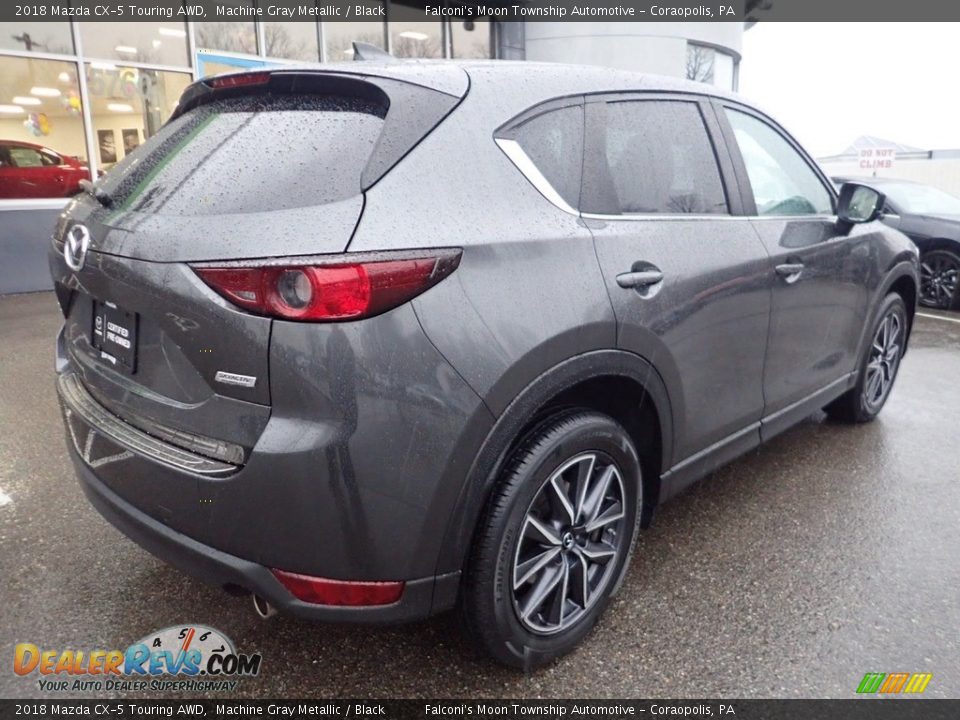 2018 Mazda CX-5 Touring AWD Machine Gray Metallic / Black Photo #2