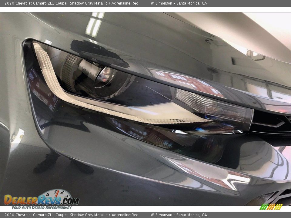 2020 Chevrolet Camaro ZL1 Coupe Shadow Gray Metallic / Adrenaline Red Photo #28