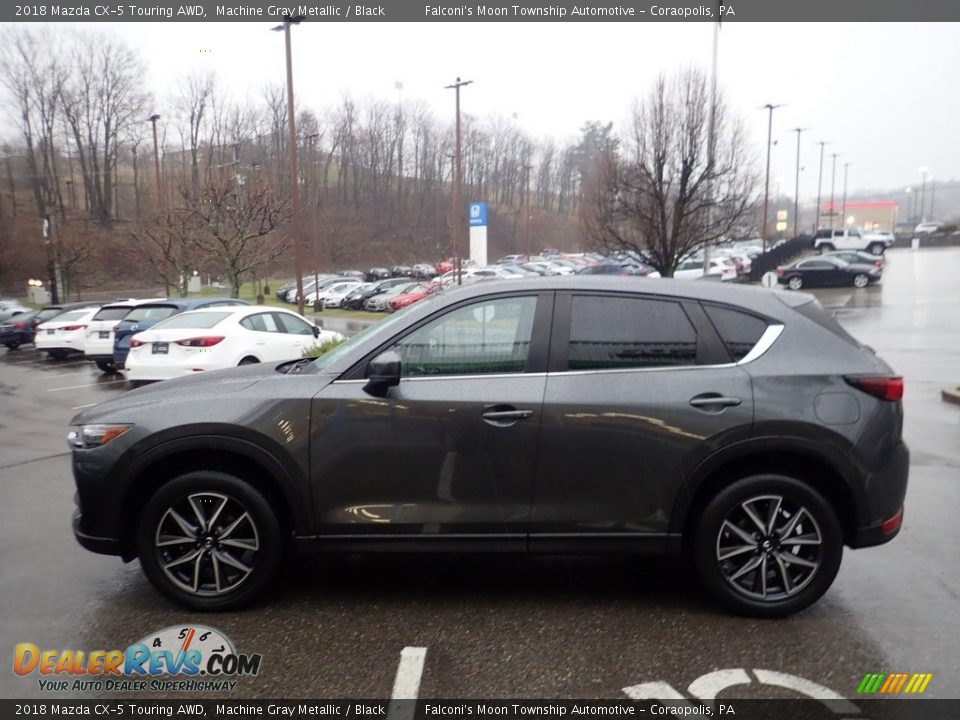 2018 Mazda CX-5 Touring AWD Machine Gray Metallic / Black Photo #6