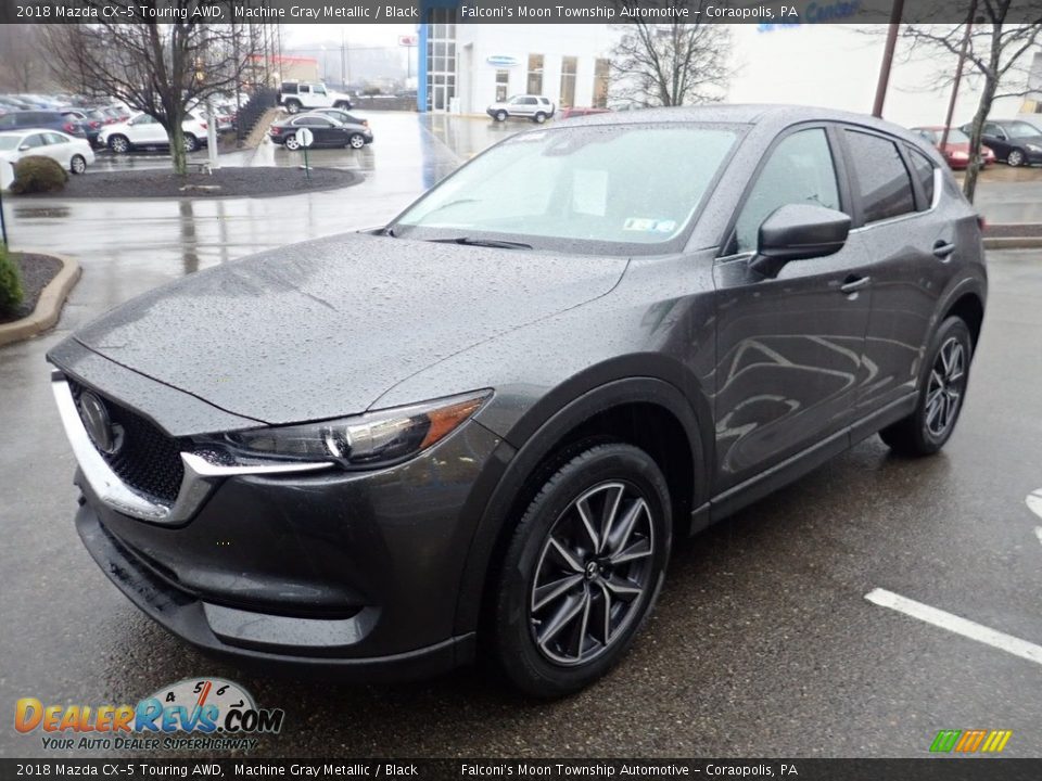 2018 Mazda CX-5 Touring AWD Machine Gray Metallic / Black Photo #7