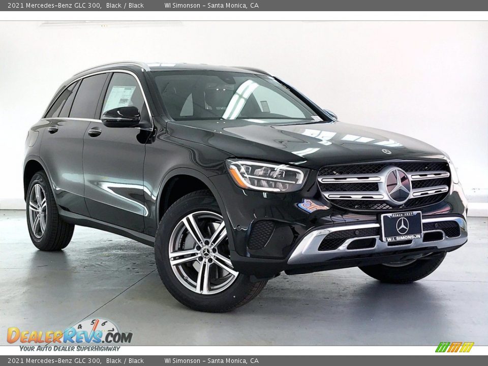 2021 Mercedes-Benz GLC 300 Black / Black Photo #12