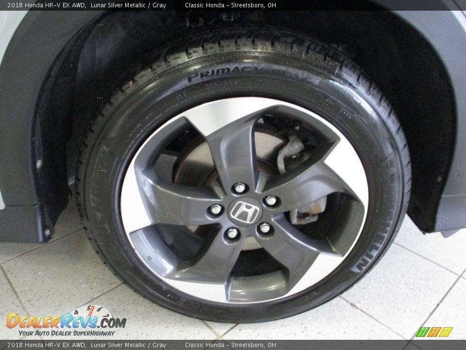 2018 Honda HR-V EX AWD Lunar Silver Metallic / Gray Photo #5