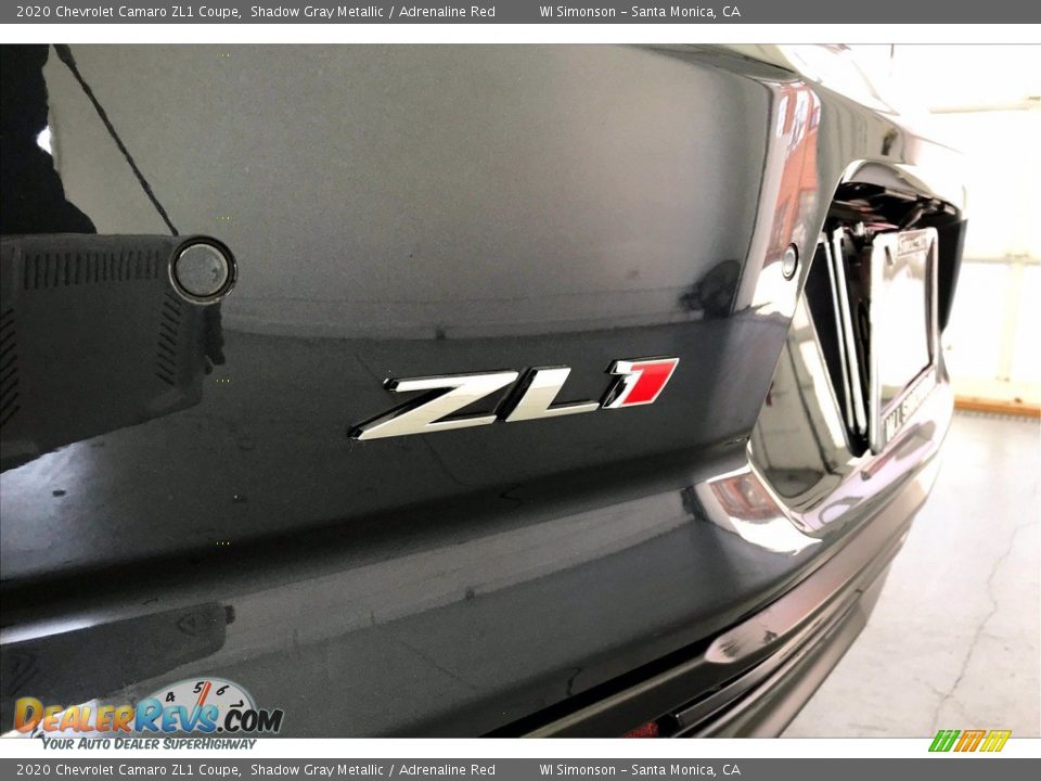 2020 Chevrolet Camaro ZL1 Coupe Shadow Gray Metallic / Adrenaline Red Photo #31