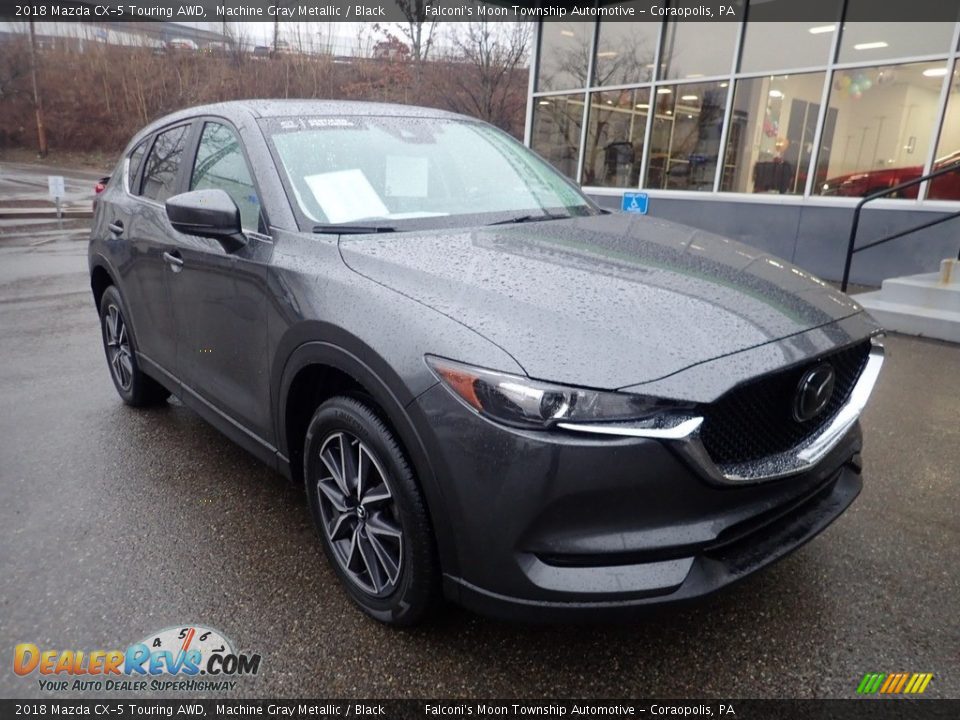 2018 Mazda CX-5 Touring AWD Machine Gray Metallic / Black Photo #9