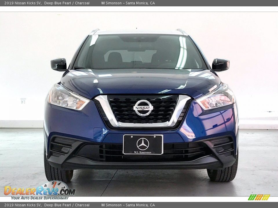 2019 Nissan Kicks SV Deep Blue Pearl / Charcoal Photo #2