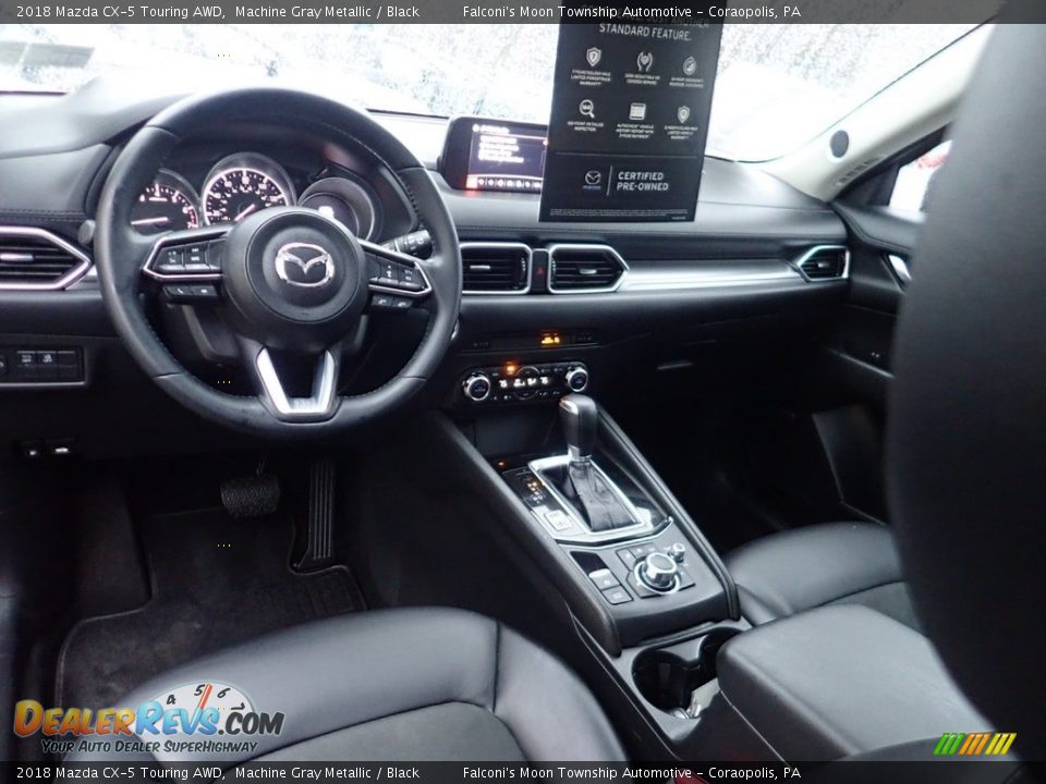 2018 Mazda CX-5 Touring AWD Machine Gray Metallic / Black Photo #17