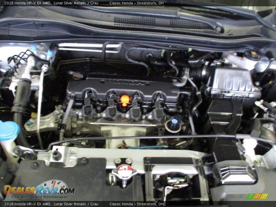 2018 Honda HR-V EX AWD Lunar Silver Metallic / Gray Photo #13