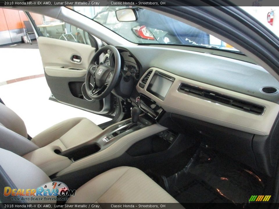 2018 Honda HR-V EX AWD Lunar Silver Metallic / Gray Photo #15