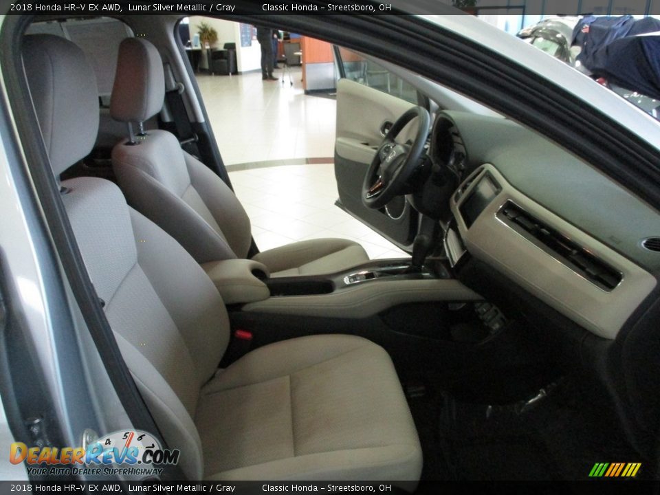 2018 Honda HR-V EX AWD Lunar Silver Metallic / Gray Photo #16