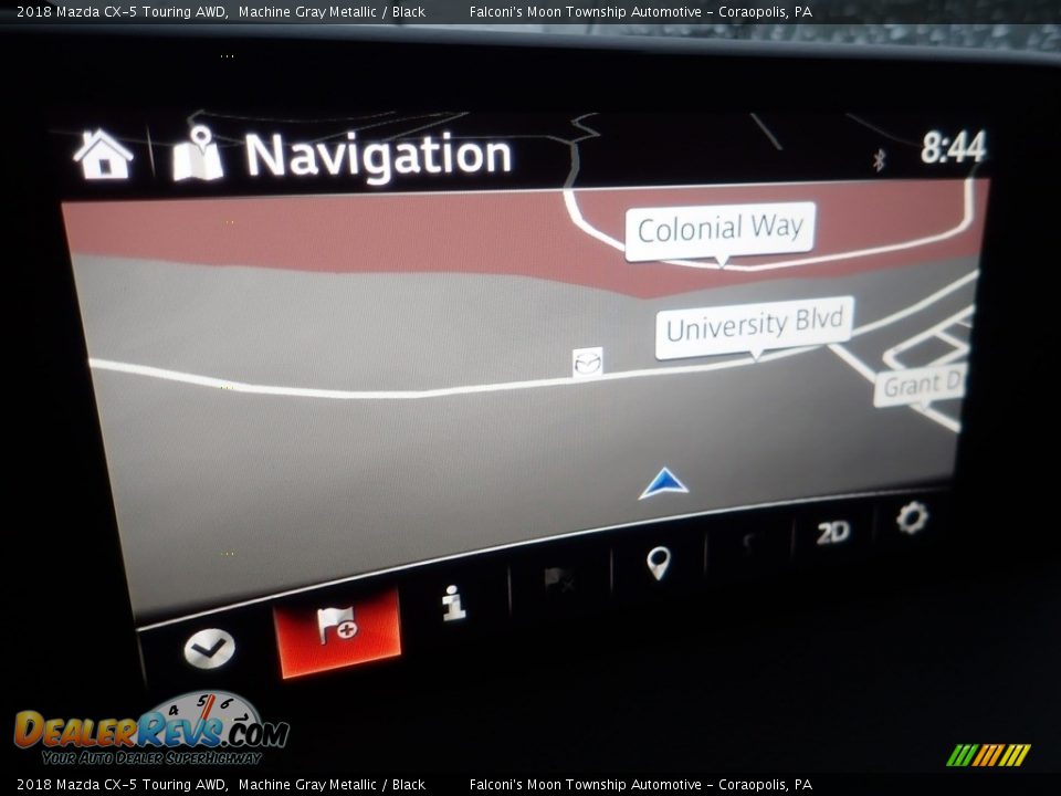 2018 Mazda CX-5 Touring AWD Machine Gray Metallic / Black Photo #22