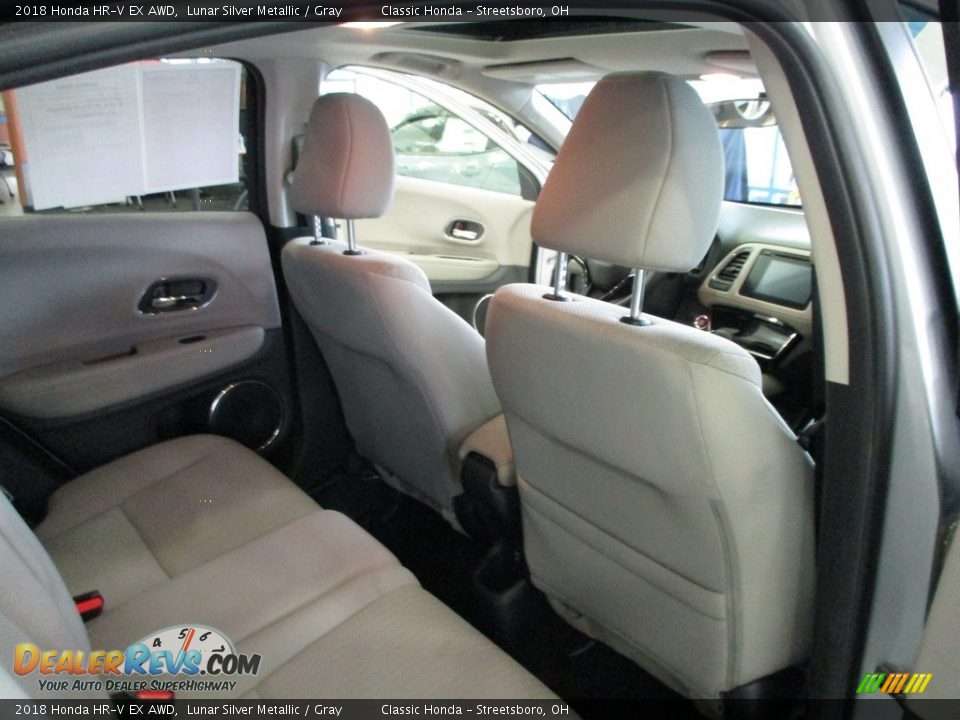 2018 Honda HR-V EX AWD Lunar Silver Metallic / Gray Photo #19