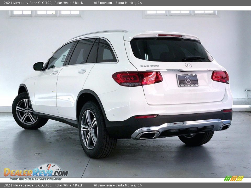 2021 Mercedes-Benz GLC 300 Polar White / Black Photo #2