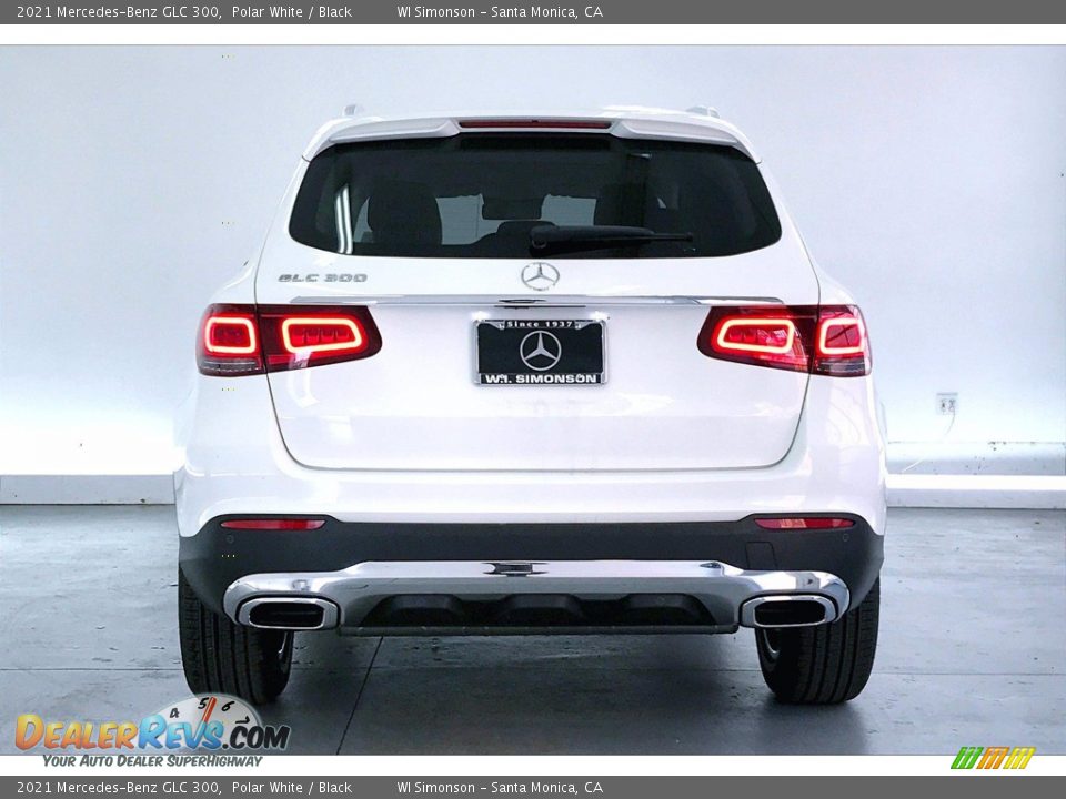 2021 Mercedes-Benz GLC 300 Polar White / Black Photo #3