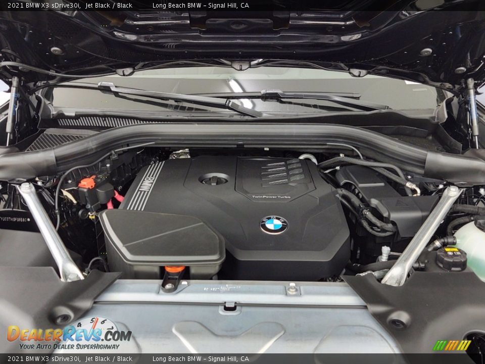 2021 BMW X3 sDrive30i Jet Black / Black Photo #9