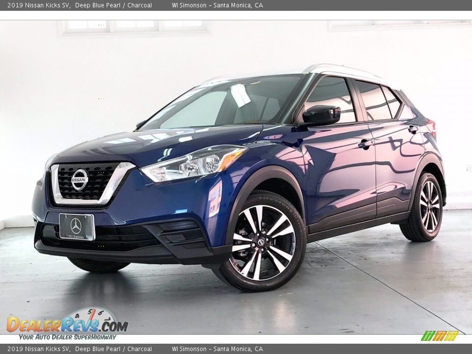 2019 Nissan Kicks SV Deep Blue Pearl / Charcoal Photo #12