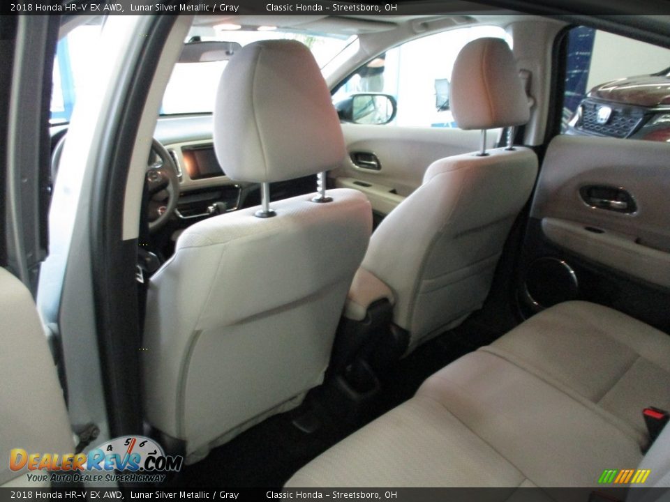 2018 Honda HR-V EX AWD Lunar Silver Metallic / Gray Photo #24