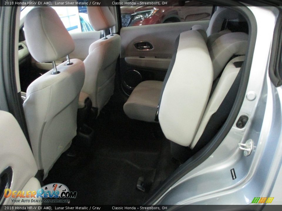 2018 Honda HR-V EX AWD Lunar Silver Metallic / Gray Photo #27