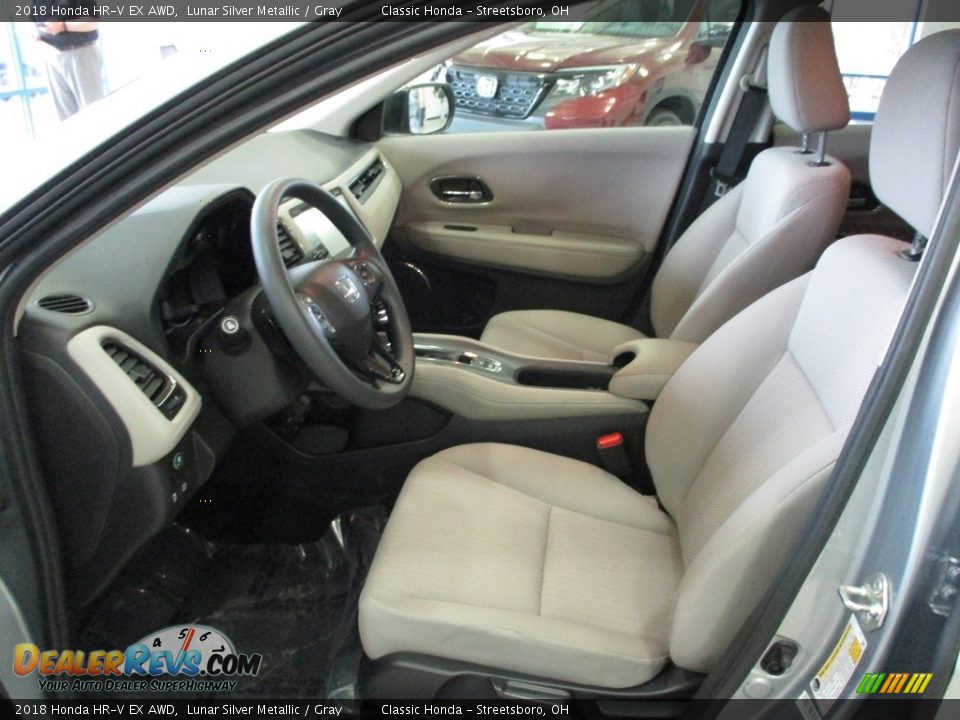 2018 Honda HR-V EX AWD Lunar Silver Metallic / Gray Photo #30
