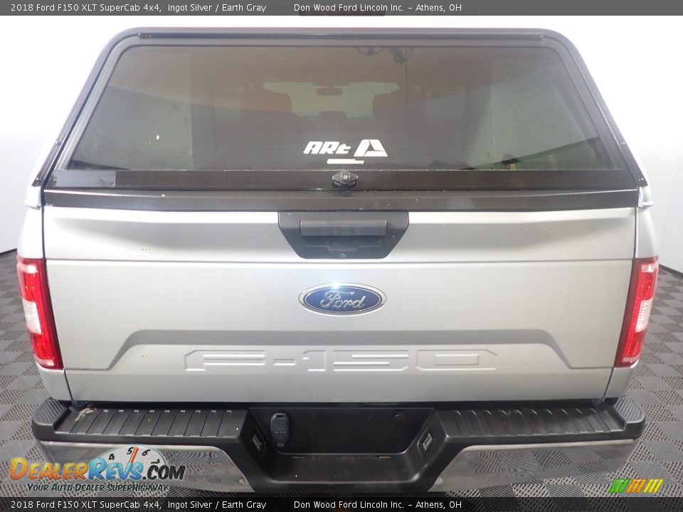 2018 Ford F150 XLT SuperCab 4x4 Ingot Silver / Earth Gray Photo #13