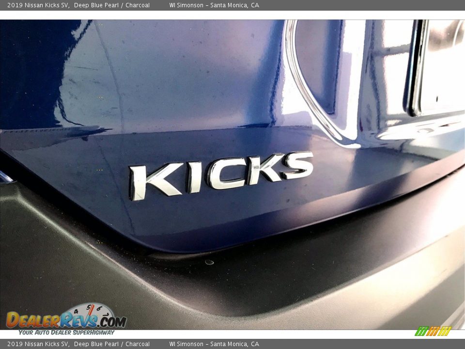 2019 Nissan Kicks SV Deep Blue Pearl / Charcoal Photo #31