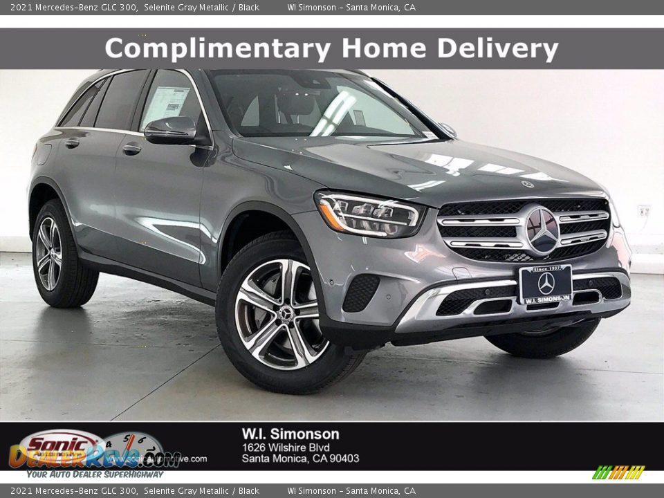 2021 Mercedes-Benz GLC 300 Selenite Gray Metallic / Black Photo #1