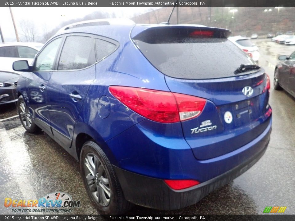 2015 Hyundai Tucson SE AWD Laguna Blue / Beige Photo #2