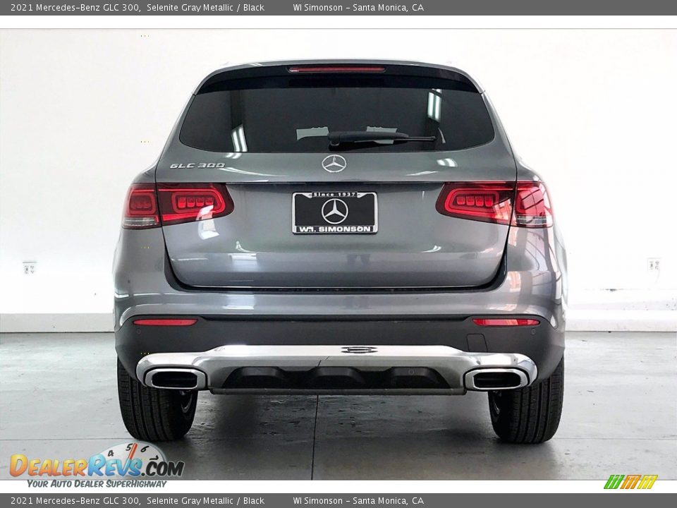2021 Mercedes-Benz GLC 300 Selenite Gray Metallic / Black Photo #3