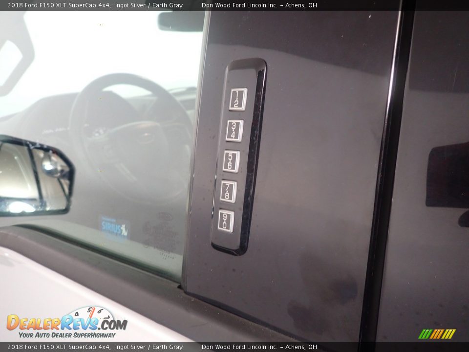 2018 Ford F150 XLT SuperCab 4x4 Ingot Silver / Earth Gray Photo #19