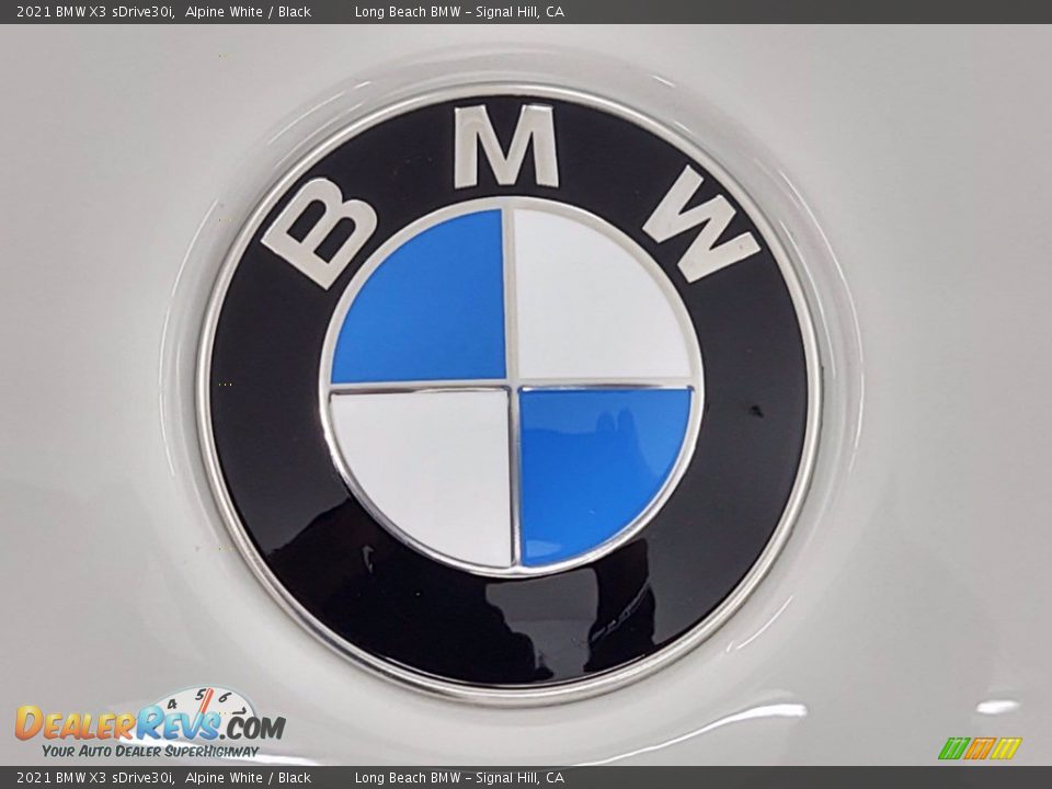 2021 BMW X3 sDrive30i Alpine White / Black Photo #5