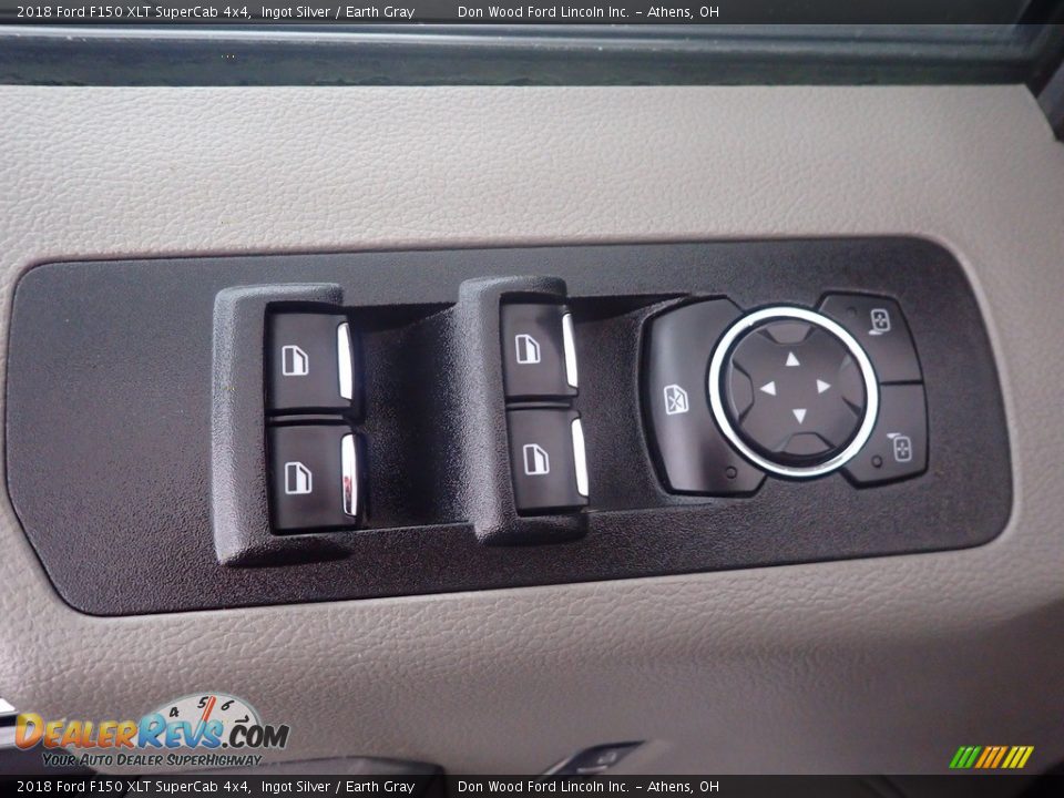 2018 Ford F150 XLT SuperCab 4x4 Ingot Silver / Earth Gray Photo #21