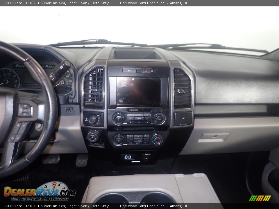 2018 Ford F150 XLT SuperCab 4x4 Ingot Silver / Earth Gray Photo #23