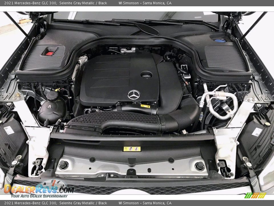 2021 Mercedes-Benz GLC 300 Selenite Gray Metallic / Black Photo #8
