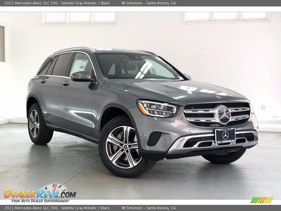 2021 Mercedes-Benz GLC 300 Selenite Gray Metallic / Black Photo #12