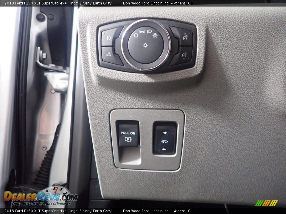 2018 Ford F150 XLT SuperCab 4x4 Ingot Silver / Earth Gray Photo #29