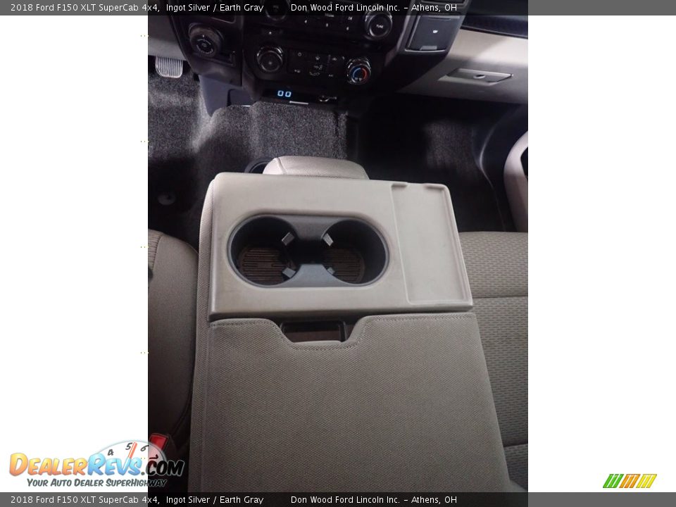 2018 Ford F150 XLT SuperCab 4x4 Ingot Silver / Earth Gray Photo #31