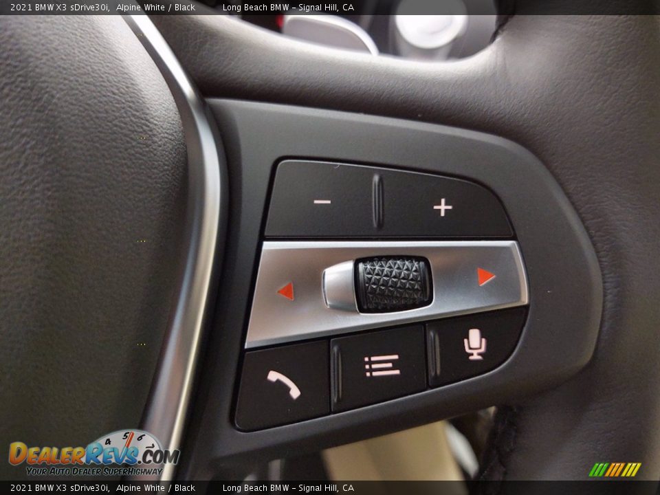 2021 BMW X3 sDrive30i Steering Wheel Photo #16