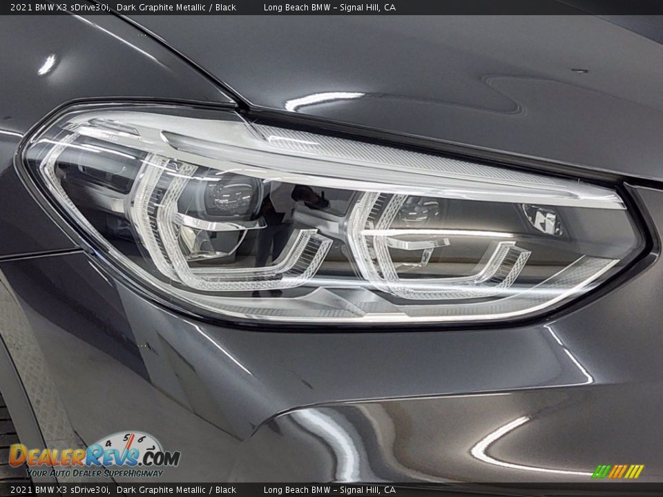 2021 BMW X3 sDrive30i Dark Graphite Metallic / Black Photo #4