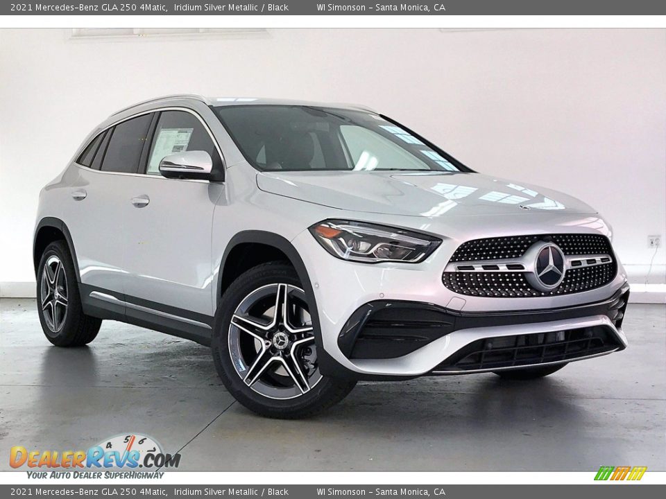 2021 Mercedes-Benz GLA 250 4Matic Iridium Silver Metallic / Black Photo #12