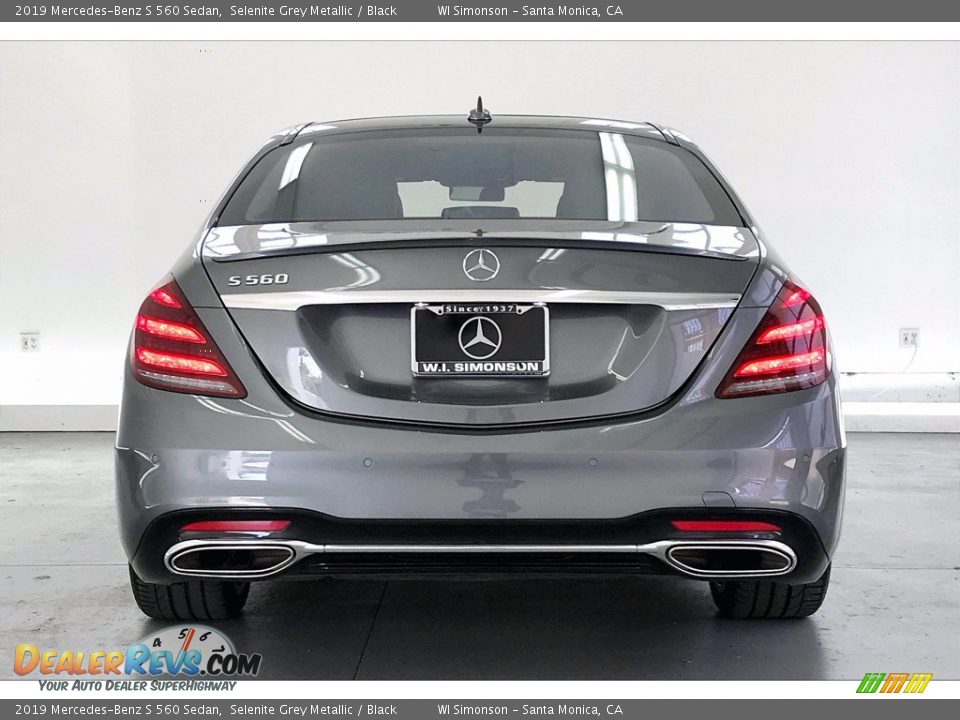 2019 Mercedes-Benz S 560 Sedan Selenite Grey Metallic / Black Photo #3