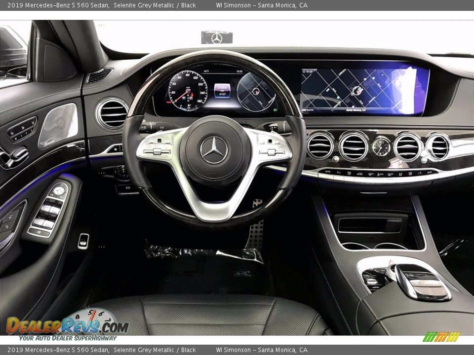 2019 Mercedes-Benz S 560 Sedan Selenite Grey Metallic / Black Photo #4