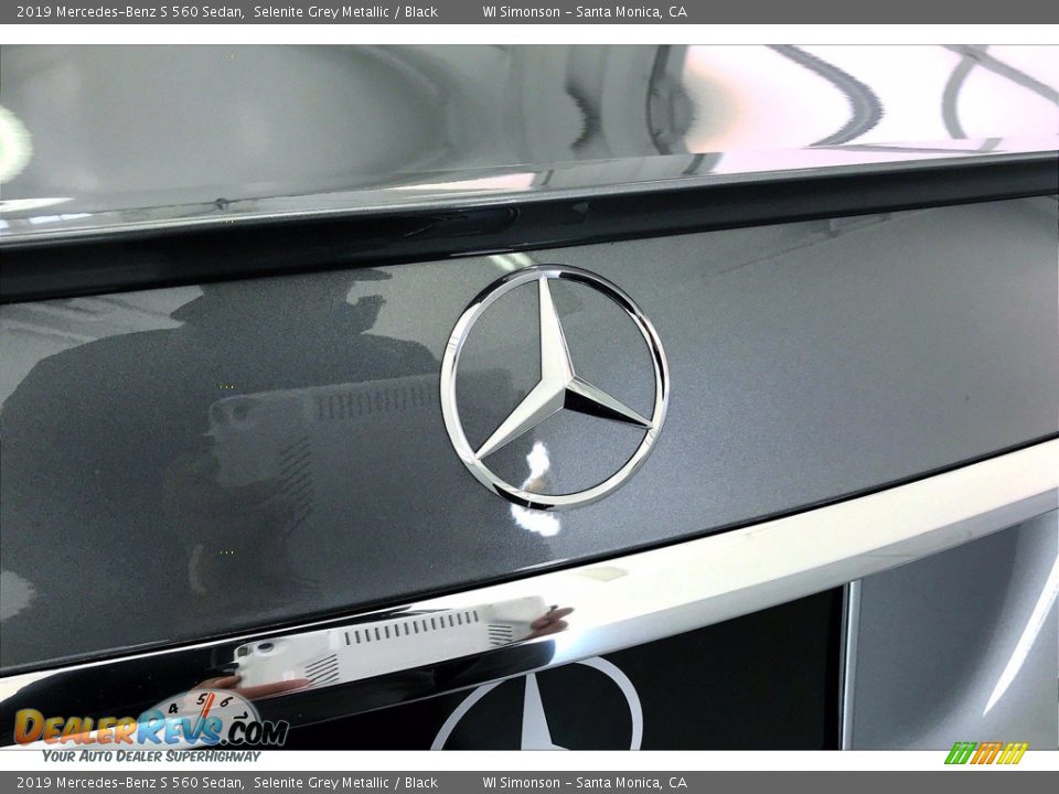 2019 Mercedes-Benz S 560 Sedan Selenite Grey Metallic / Black Photo #7