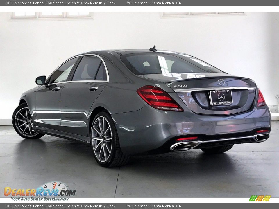 2019 Mercedes-Benz S 560 Sedan Selenite Grey Metallic / Black Photo #10