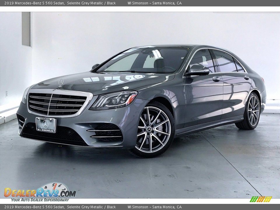 2019 Mercedes-Benz S 560 Sedan Selenite Grey Metallic / Black Photo #12