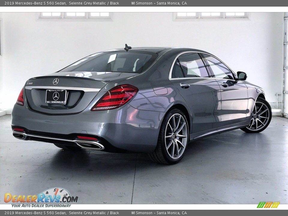 2019 Mercedes-Benz S 560 Sedan Selenite Grey Metallic / Black Photo #13