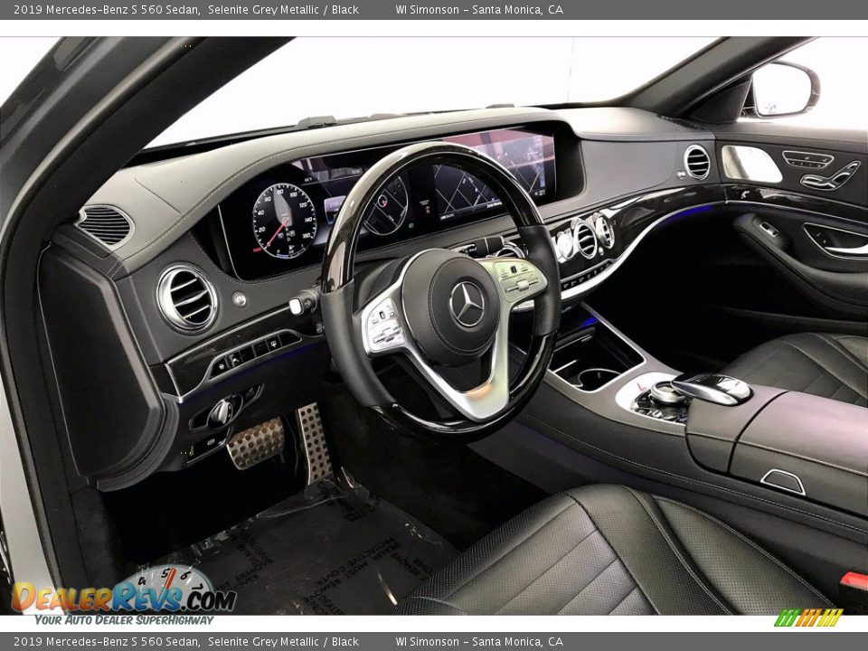 2019 Mercedes-Benz S 560 Sedan Selenite Grey Metallic / Black Photo #14