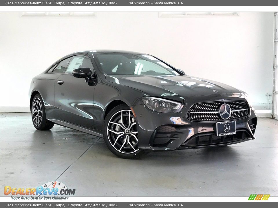 2021 Mercedes-Benz E 450 Coupe Graphite Gray Metallic / Black Photo #12