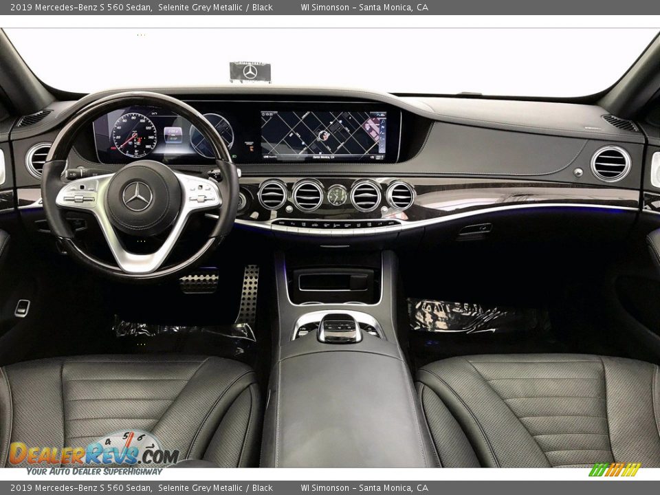 2019 Mercedes-Benz S 560 Sedan Selenite Grey Metallic / Black Photo #15